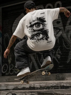 Camiseta Glitch Eyes DOSQUE