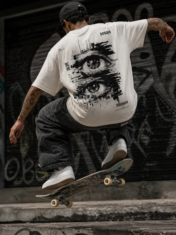 Camiseta Glitch Eyes DOSQUE